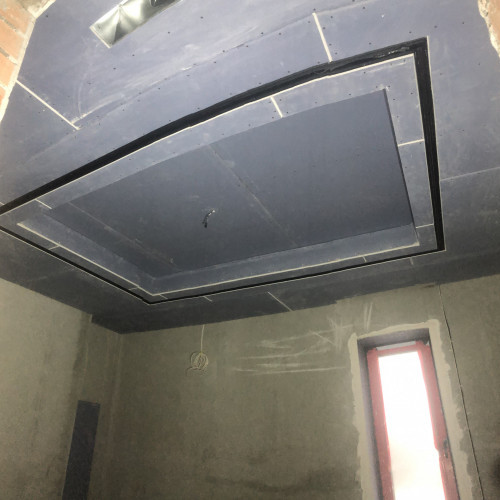 Двухуровневый потолок из гипсокартона под ключ